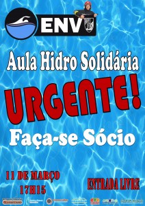 Cartaz - Hidrosolidária Urgente Faça-se Sócio- ENV 16-17