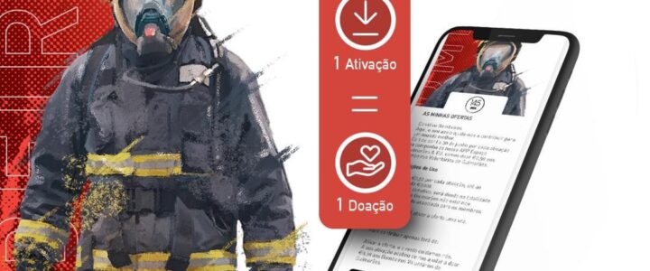 Campanha Bombeiros Voluntários de Guimarães com Espaço Guimarães